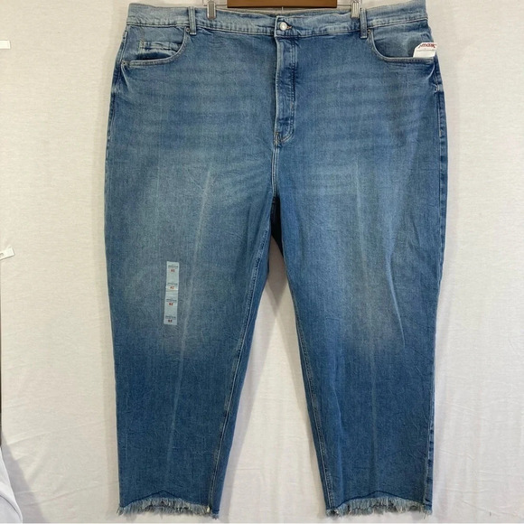 NewOld Navy Extra High-Rise Sky-Hi Straight Jeans Size 28 - Picture 1 of 10